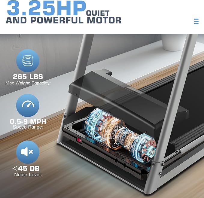 SYTIRY Incline Treadmills for Home with TV Screen and WiFi, 3.25HP Smart Walking Pad Treadmill with Incline, Heavy Duty Foldable Electric Running Machine with 10” Touchscreen, 3D Virtual Sports Scenes-StrideForce Fitness