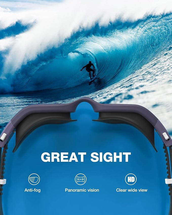 ZIONOR Swim Goggles, G1 SE Swimming Goggles Anti-fog for Adult Men Women-StrideForce Fitness