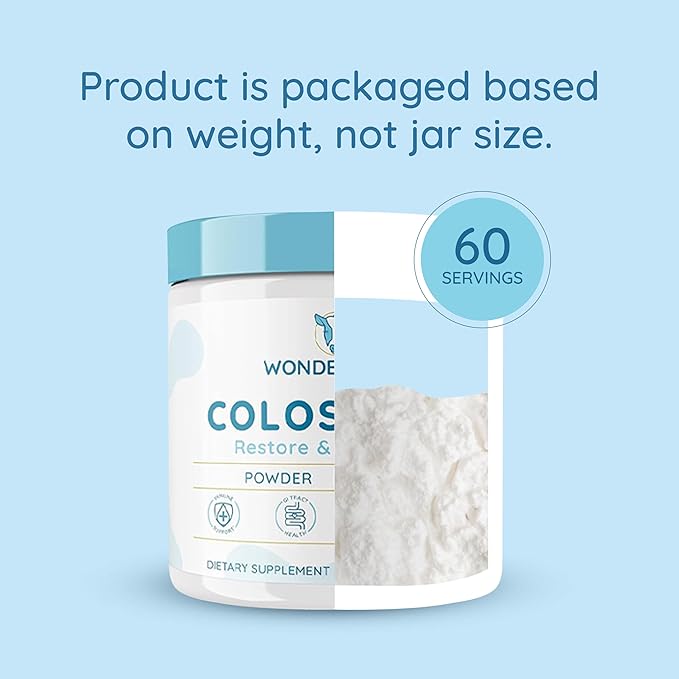 Colostrum Supplement Powder for Gut Health, Immune Support, Muscle Recovery & Wellness | Natural IgG Pure Whole Bovine Colostrum Superfood, Unflavored, 60 Servings-StrideForce Fitness