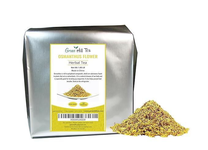 Greenhilltea traditional health herbs, osmanthus flower dried herbal tea 16 OZ-StrideForce Fitness