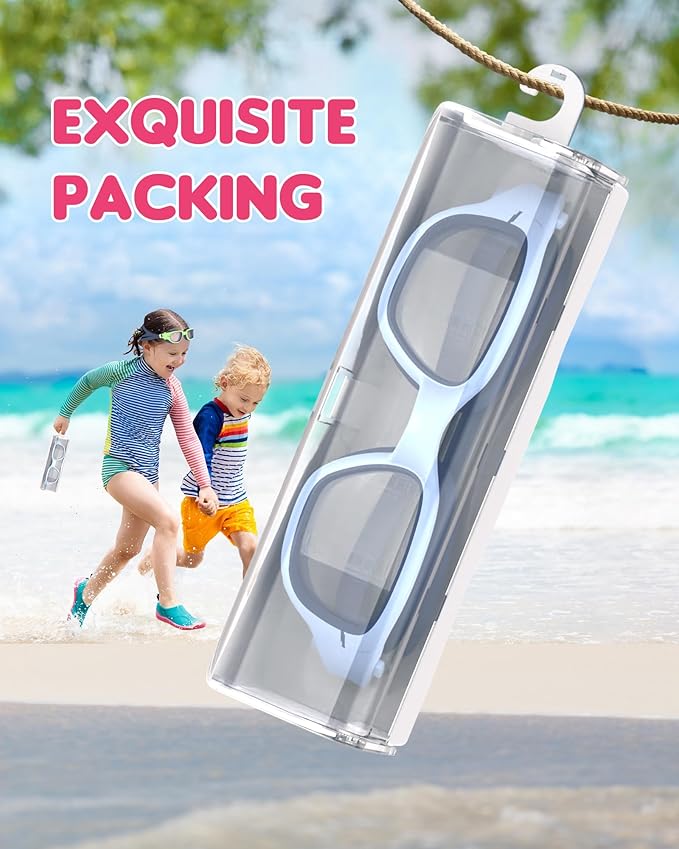 Kids Swim Goggles,Swimming Goggles for Kids 6-14, Anti-Fog UV Protection Pool Glasses for Boys Girls-StrideForce Fitness