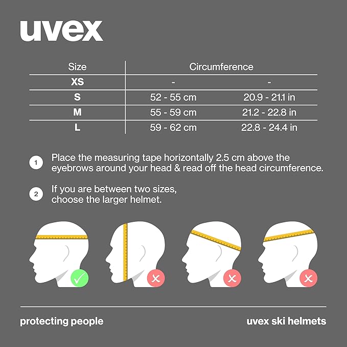 uvex Wanted Visor ski Helmet for Women & Men - Adjustable Helmet with Integrated Visor-StrideForce Fitness