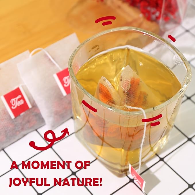 TEARELAE - Five Flavors Goji Berry Tea Bags - 6g x 36 Count - Traditional Herbal Tea Combination For Men - Non-GMO - Caffeine-free - Restore Passion & Digestion Support-StrideForce Fitness