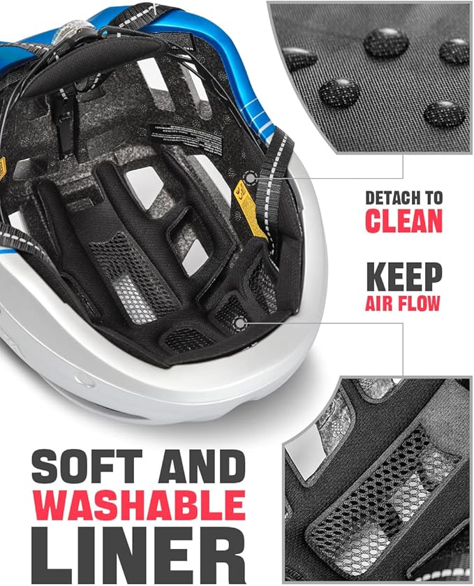 VICTGOAL Bike Helmet for Men Women with Led Light Detachable Magnetic Goggles Removable Sun Visor Mountain & Road Bicycle Helmets Adjustable Size Adult Cycling Helmets-StrideForce Fitness