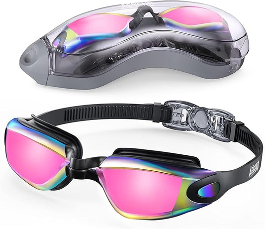 Aegend Swim Goggles, Swimming Goggles No Leaking Full Protection Adult Men Women Youth-StrideForce Fitness