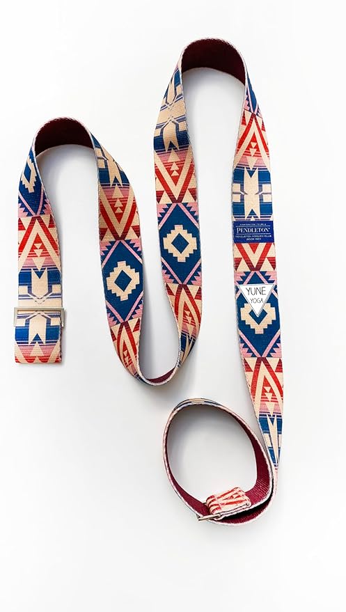 Yune Yoga x Pendleton Strap – Canyonlands Design – 100% Cotton Yoga Stretching & Carrying Strap – Eco-Friendly, Durable, Adjustable – Ideal for All Yoga Levels-StrideForce Fitness
