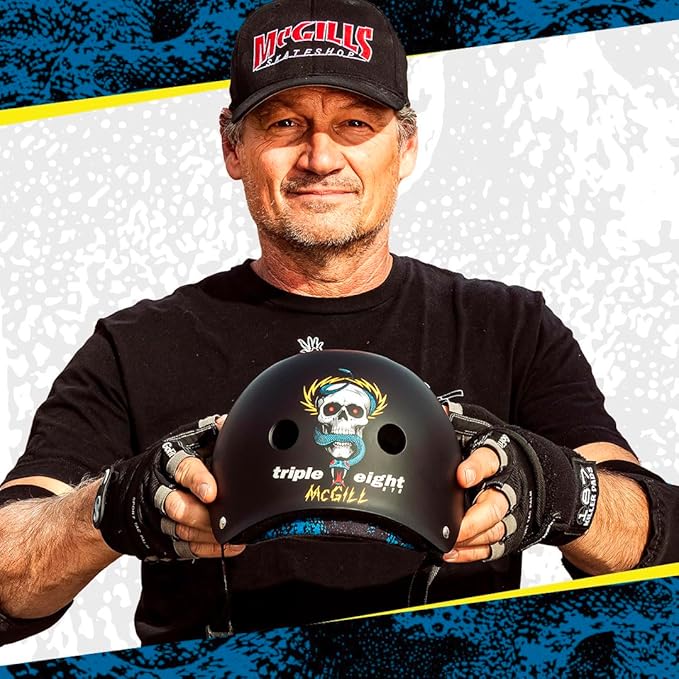 Triple Eight Deep Cover Helmet - Ideal for Skateboarding, Bicycling, BMX, and Roller Skating-StrideForce Fitness