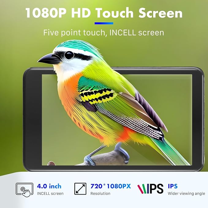 144GB MP3 Player with Bluetooth and WiFi, Android 13 Music Player 4-inch Touch Screen mp4 Players with Bluetooth with Spotify tiktok YouTube Amazon Music, MP4&MP3 Player up to 1TB (Black)-StrideForce Fitness