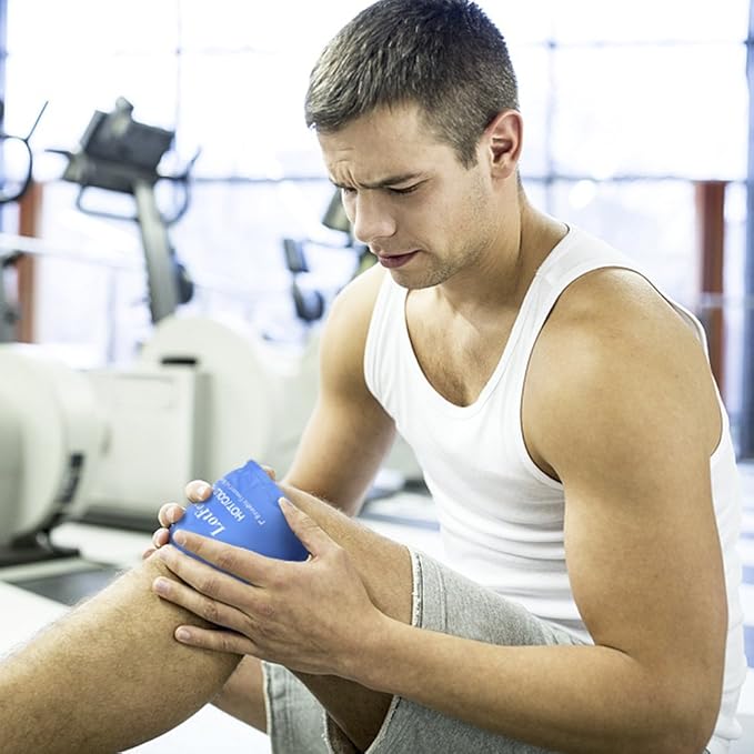 LotFancy Ice Pack for Injuries, Pack of 2, FSA HSA Eligible, Reusable Hot Cold Pack for Therapy, Cooling or Heating Pad for First Aid, Back Shoulder Neck Head Feet Pain Relief, 11 x 5 Inches-StrideForce Fitness