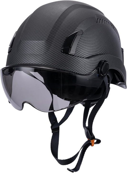 Land Helmets EcoPro Safety Helmet - ANSI/ISEA Z89.1-201 Type 1 Class C Vented - OSHA Approved - Lightweight Helmet with 6 Pt Suspension for Arborist, Industrial & Fall Protection-StrideForce Fitness