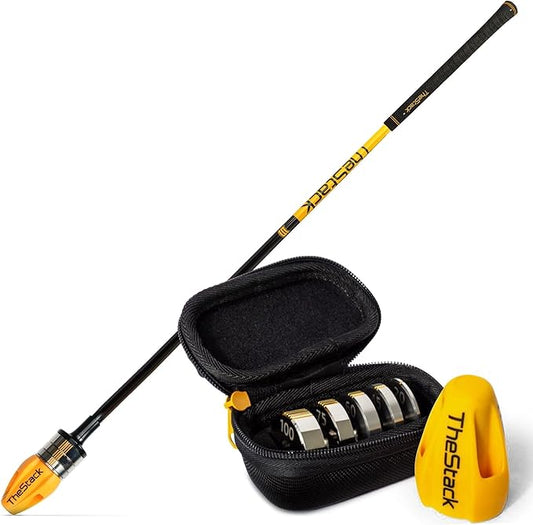 TheStack™ | Golf Swing Speed Trainer | Weighted Golf Training Aid | Golf Swing Trainer Golf Swing Training Aid | Golf Trainer Practice for Men and Women-StrideForce Fitness