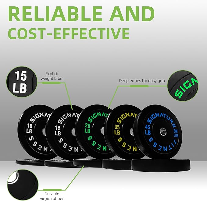 Olympic Bumper Plates Set, 2" Weight Plates for Strength Training & Weightlifting, Paris or Set or Set with Barbell, Multiple Options-StrideForce Fitness