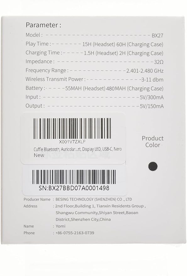 Wireless Earbud, 75Hrs Bluetooth 5.4 Headphones IP7 Waterproof for Sport, Running Wireless Earphones with ENC Noise Cancelling Mics, Deep Bass Over Ear bud with Earhooks for Android, iOS, Workout, Gym-StrideForce Fitness