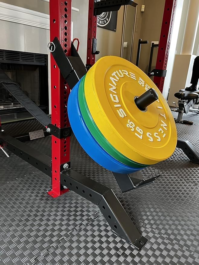 Upgraded Adjustable Jammer Arms, Lever Arms, Monolift Attachments Rated 600 LB Per Arm, Fits Racks at All Post Sizes and Hole Sizes, Pair-StrideForce Fitness