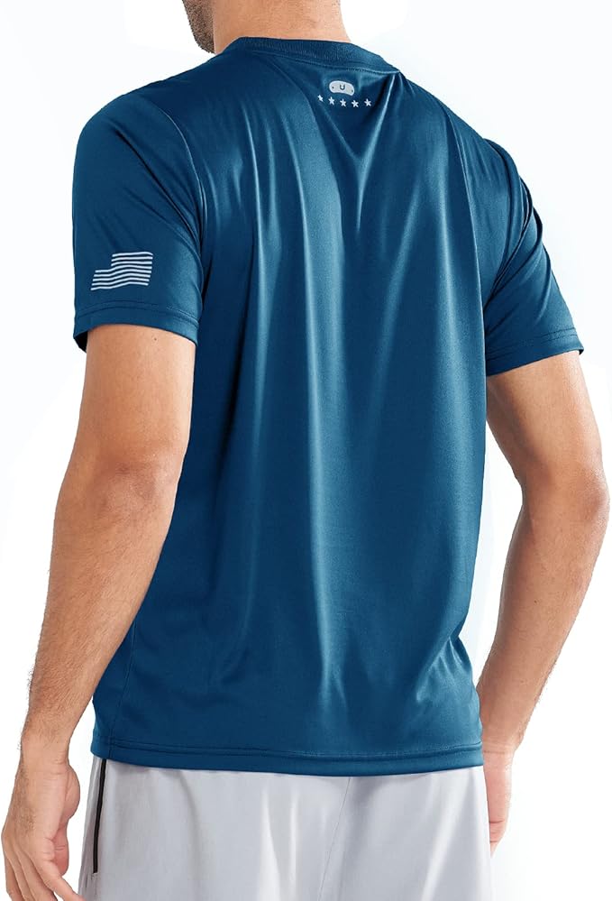 NORTHYARD Men's UPF 50+ Sun Protection Shirts Swim SPF UV Quick Dry Short Sleeve T-Shirts for Athletic Fishing Rash Guard-StrideForce Fitness