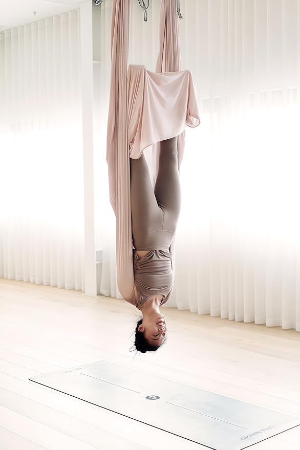 F.Life Aerial Silk Yoga Hammock & Swing for yoga Inversion,Strength training,starter hardware kit-StrideForce Fitness