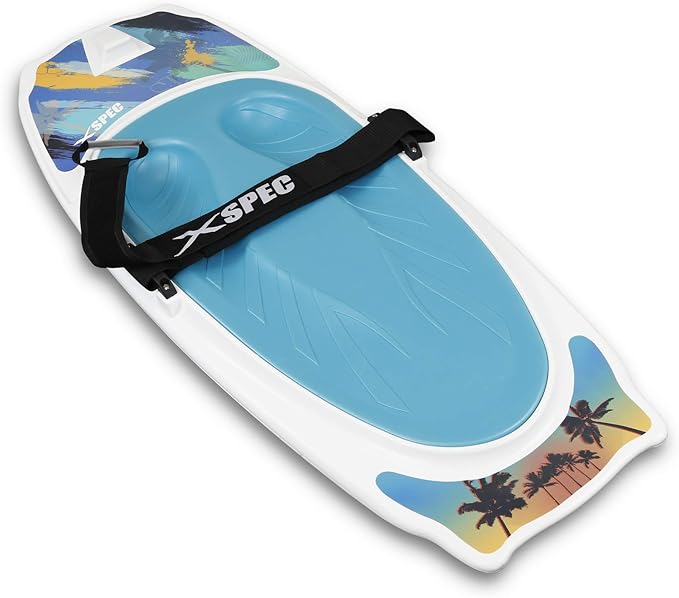 Xspec Kneeboard with Hook Strap for Knee Surfing Boating Waterboarding Kneeling with Padded Foam Surface for Kids, Teens & Adults-StrideForce Fitness