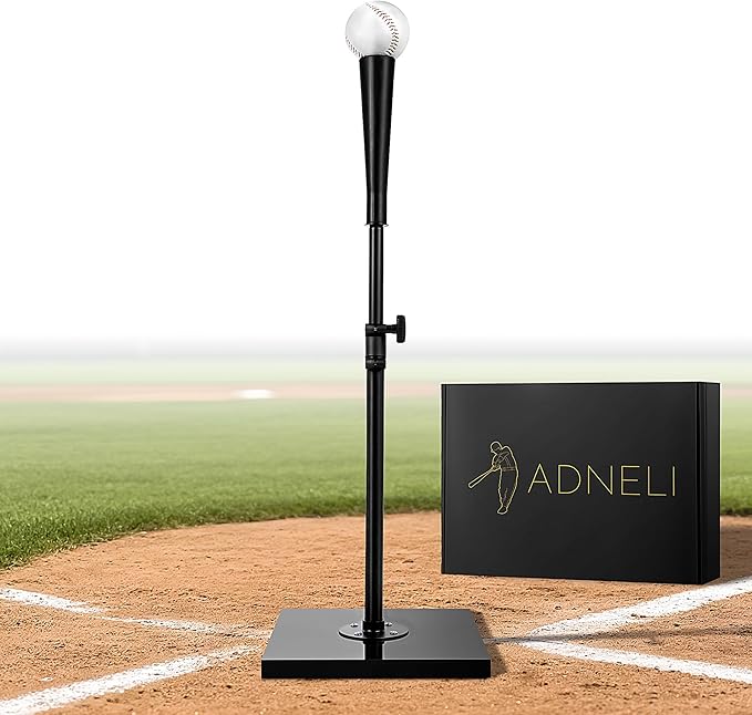 T-Ball Set with Baseball for Adults and Kids Softball Tees for Hitting T Ball Batting Tee Teeball Tee Batting Tees for Softball Batting Tees for Softball Tee Ball Set-StrideForce Fitness