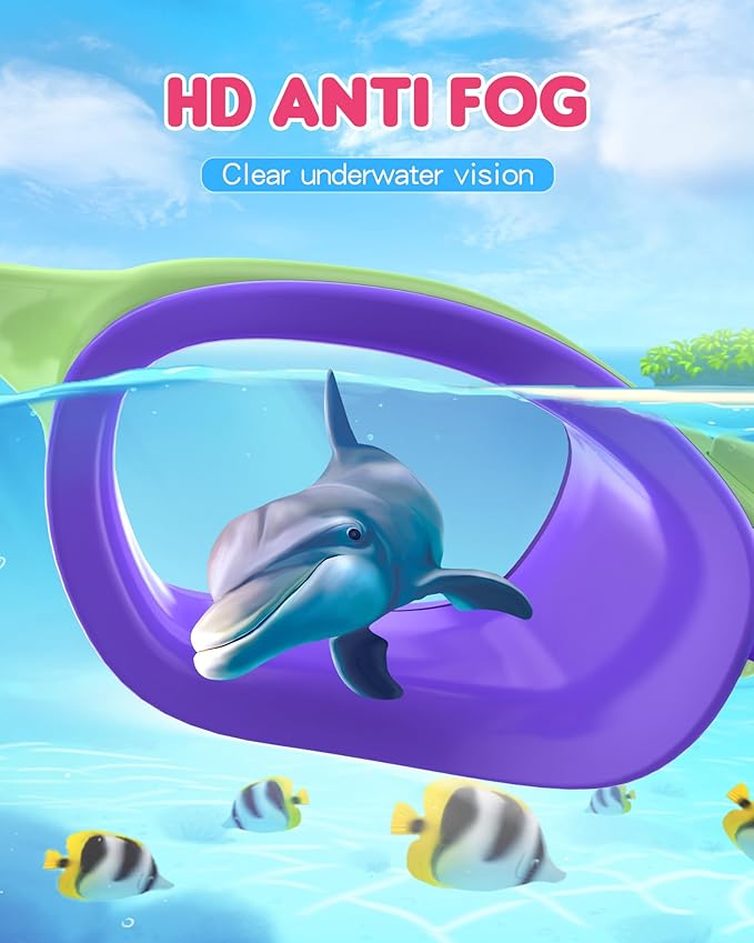 Kids Swim Goggles,Swimming Goggles for Kids 6-14, Anti-Fog UV Protection Pool Glasses for Boys Girls-StrideForce Fitness