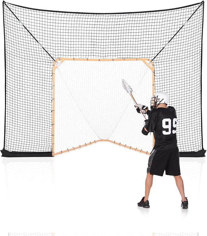 VEVOR Portable Lacrosse Goal - Complete Training Accessory Set with Extended Coverage for Youth and Adults-StrideForce Fitness