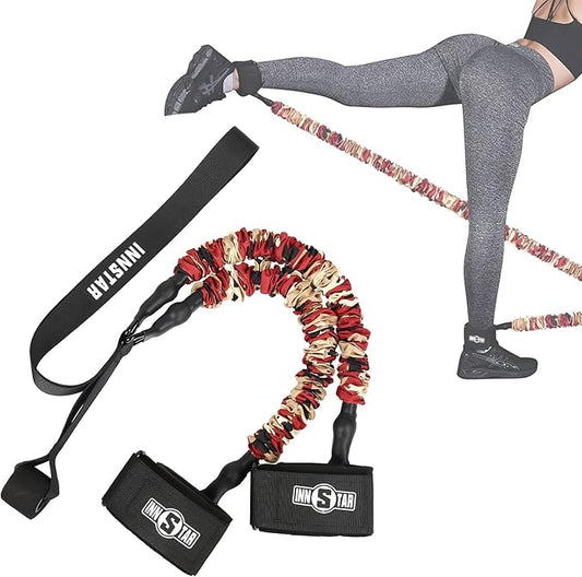INNSTAR Ankle Resistance Bands, Ankle Bands for Working Out, Adjustable Butt Glutes Workout Equipment, Leg Resistance Bands for Women & Men Fitness Equipment