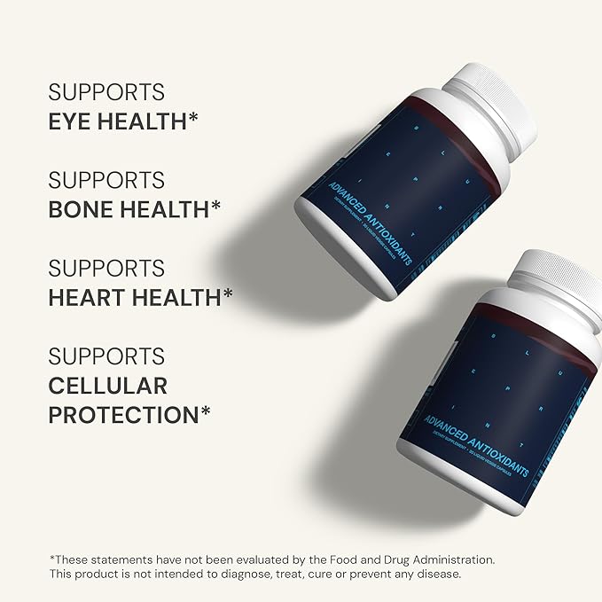 Blueprint Bryan Johnson Advanced Antioxidant Supplement – Lutein, Zeaxanthin, Lycopene, Vitamin K1, K2 – Vegan Capsules for Vision, Bone & Heart Support – Updated Formula of Essential Softgels-StrideForce Fitness