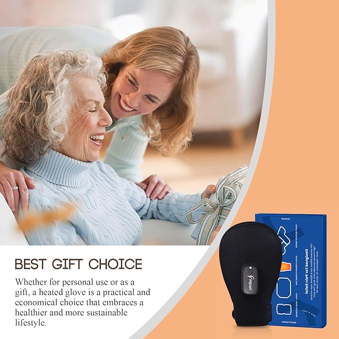 Wireless Red Light Therapy Glove for Hands – 660nm & 850nm Near-Infrared | Pain Relief for Arthritis, Carpal Tunnel, Sore Muscles | 30 LEDs + Built-in Gentle Heating Wires | Breathable | Auto Shut-Off-StrideForce Fitness