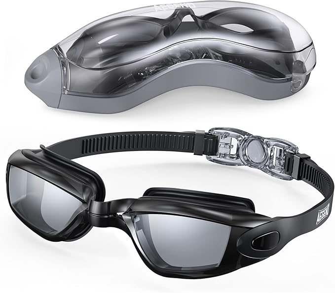 Aegend Swim Goggles, Swimming Goggles No Leaking Full Protection Adult Men Women Youth-StrideForce Fitness