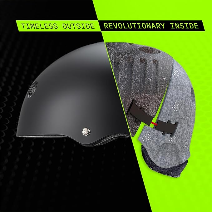 Triple Eight Deep Cover Helmet - Ideal for Skateboarding, Bicycling, BMX, and Roller Skating-StrideForce Fitness