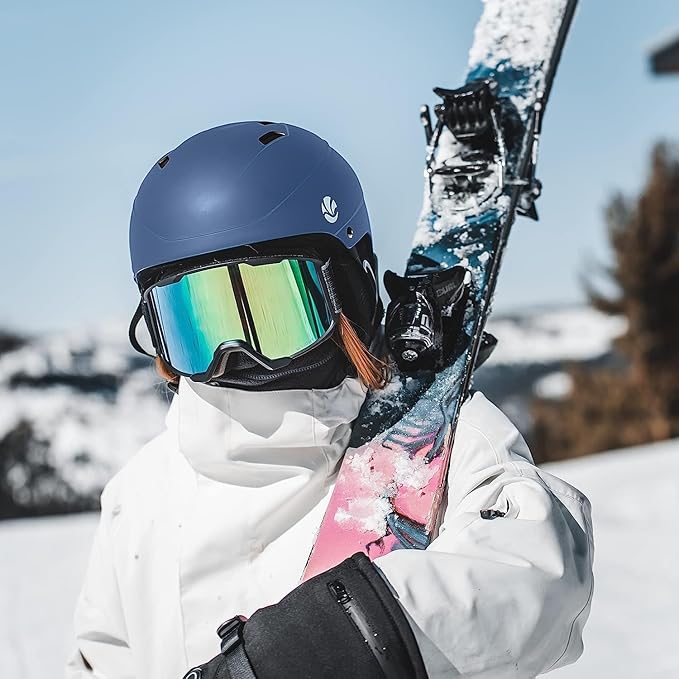 VANRORA Ski Helmet, Snowboard Helmet for Men & Women, Climate Control Venting, Dial Fit, Goggles Compatible, Removable Fleece Liner and Ear Pads, Safety-Certified-StrideForce Fitness