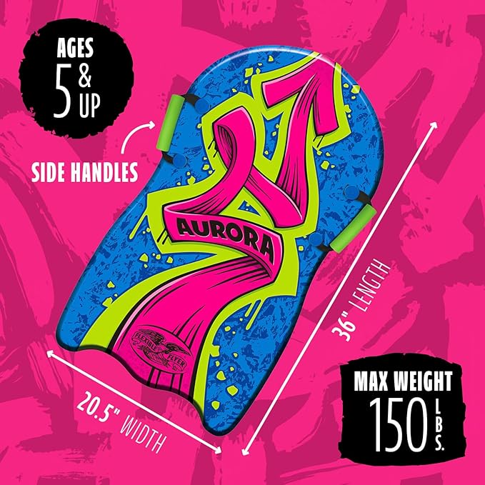 Flexible Flyer Lightweight Foam Slider, Adult and Kids Snow Play Sled with Handles, Winter Toboggan Sled for Ages 5 and Up-StrideForce Fitness