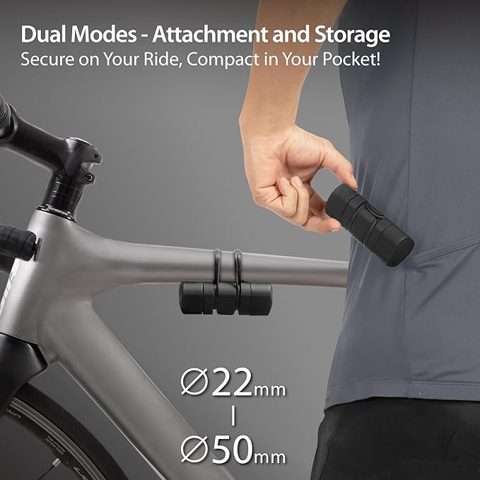 BONE Bike Portable Tool Kit Lite, 12-in-1 Mini Bicycle Repair Capsule, Scratch-Free & Waterproof Silicone Bag for Emergency Maintenance, Cycling Accessory with Ratchet Wrench for Biking & Home Repair-StrideForce Fitness