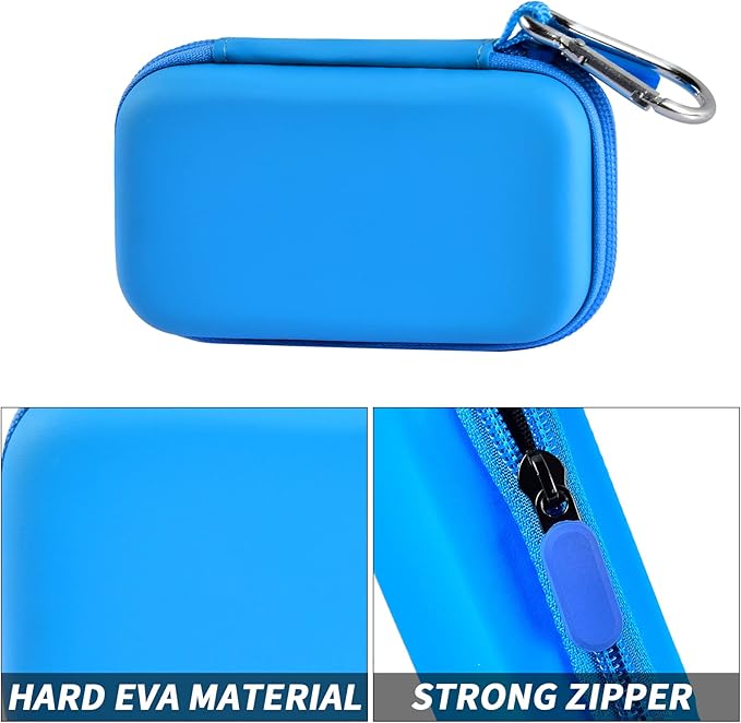 MP3 & MP4 Player Case for SOULCKER/G.G.Martinsen/Grtdhx/iPod Nano/Sandisk Music Player/Sony NW-A45 Music Players with Bluetooth. Fit for Earbuds, USB Cable, Memory Card - Blue+Inside Black-StrideForce Fitness