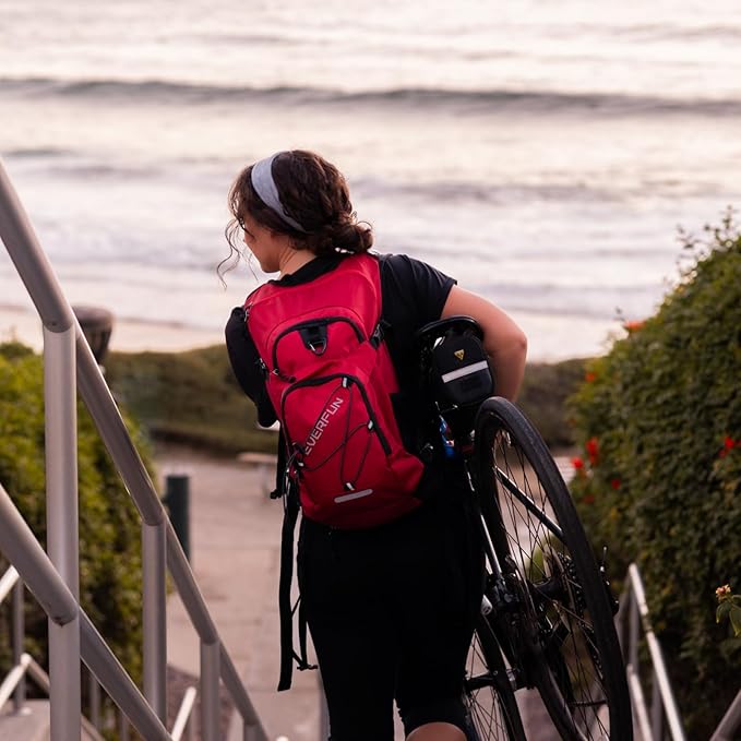 Everfun Hydration Backpack 18L with Water Bladder 2L/3L Hiking Water Backpack Women Men Hydration Pack Insulated Lightweight Day Hydropack with Storage for Hiking, Biking, Running, Festival-StrideForce Fitness