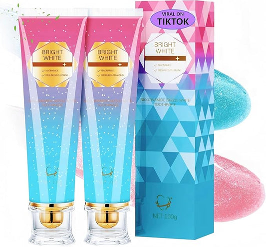 Niacinamide Whitening Toothpaste, Niacinamide Toothpaste with Natural Gentle Care Deep Stain Removal Clean, Fluoride-Free Formula is Suitable for Sensitive Teeth (2)