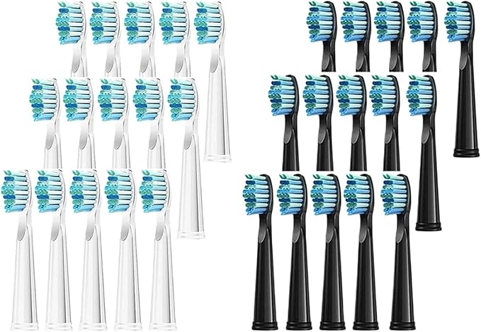 Replaceable Brush Heads Bristle Refill ，Compatibility for Seago/Fairywill Electric Toothbrush FW/SG 507/508/515/551/917/959(Type 4)