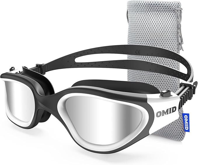 OMID Swim Goggles, P2 Polarized Swimming Goggles for Men Anti-fog Goggles Swimming for Adult Women-StrideForce Fitness