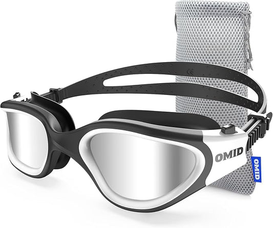 OMID Swim Goggles, P2 Polarized Swimming Goggles for Men Anti-fog Goggles Swimming for Adult Women-StrideForce Fitness