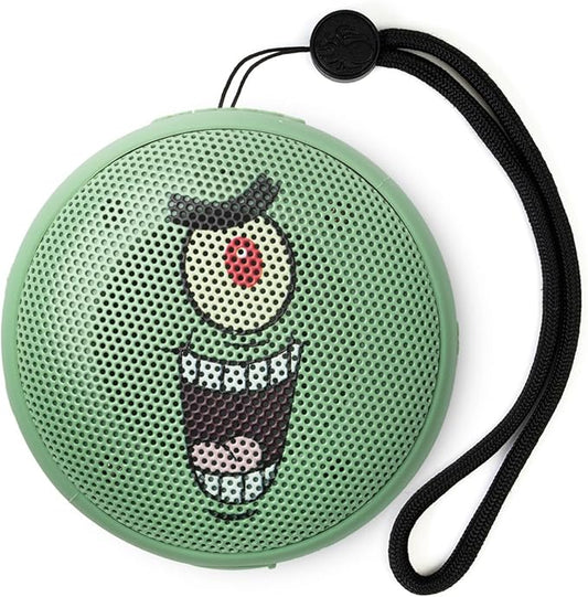 Speaqua Cruiser Speaker Plankton from Spongebob, Waterproof Bluetooth Speaker, Small Bluetooth Beach Accessory, Portable Outdoor-StrideForce Fitness