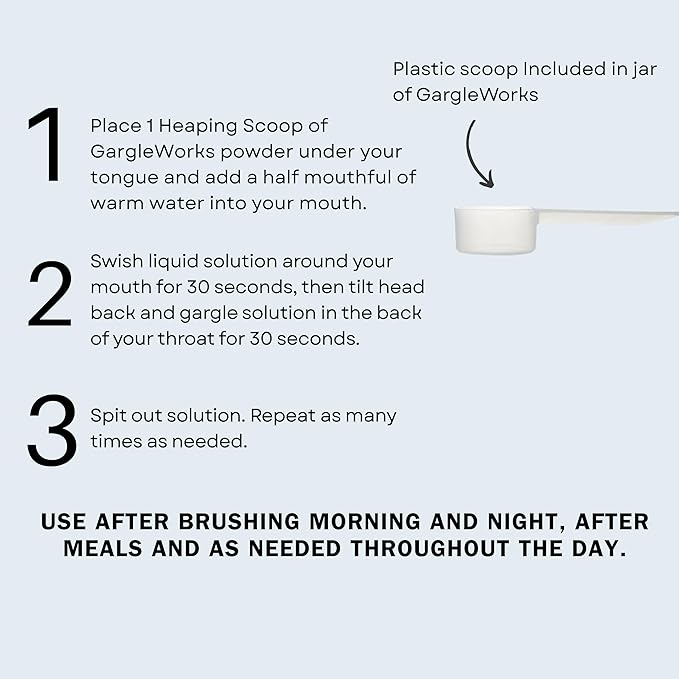 Natural Dual Mouthwash and Throat Gargle for Fresh Breath and Oral Hygiene & Immunity, with Zeolite, Humic & Fulvic Minerals, Clove, and Ocean Trace Minerals