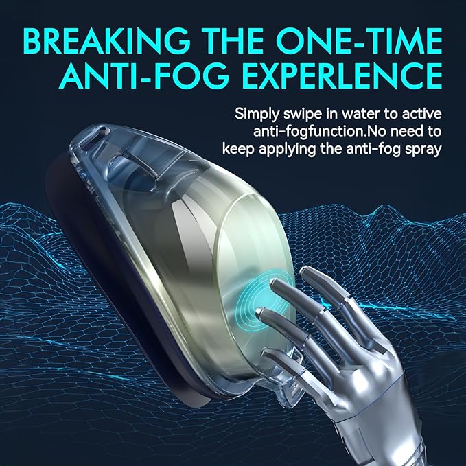 Unisex Swipe Swimming Goggles for Men & Women Anti-Fog,UV Technology Dual Strap No Leakage swim goggles-StrideForce Fitness