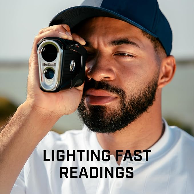 Bushnell Pro X3+ Golf Rangefinder with Wind Speed and Direction,1300 Yard Range,7X Magnification, Pin Locking with Visual Jolt-StrideForce Fitness