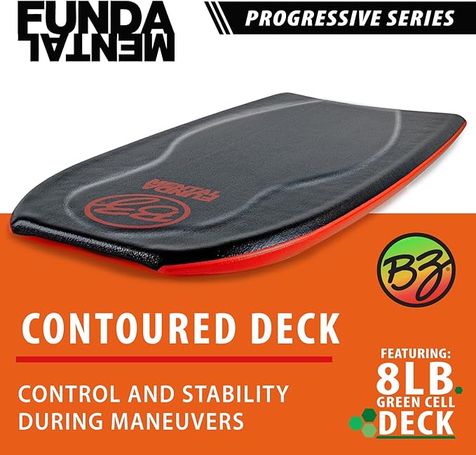 BZ Bodyboards - Fundamental Bodyboard - Advanced Riders - Zero-G Polypro Core - Surlyn Slick - 8LB H-Cell Deck - Crescent Tail - Advanced Riders, Superior Performance-StrideForce Fitness