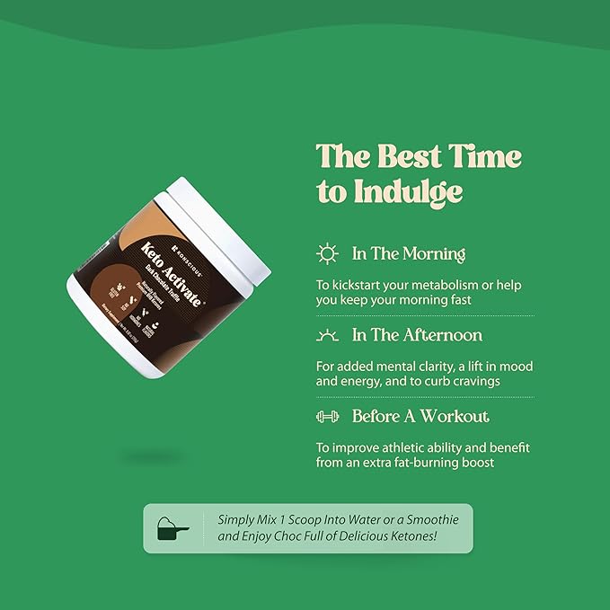 Dark Chocolate Truffle Exogenous Ketones Drink: Pure Keto Shake Powder with Chocolate Ketones | Jumpstart Ketosis & Boost Energy with Natural Ketones Supplements by Konscious Keto-StrideForce Fitness