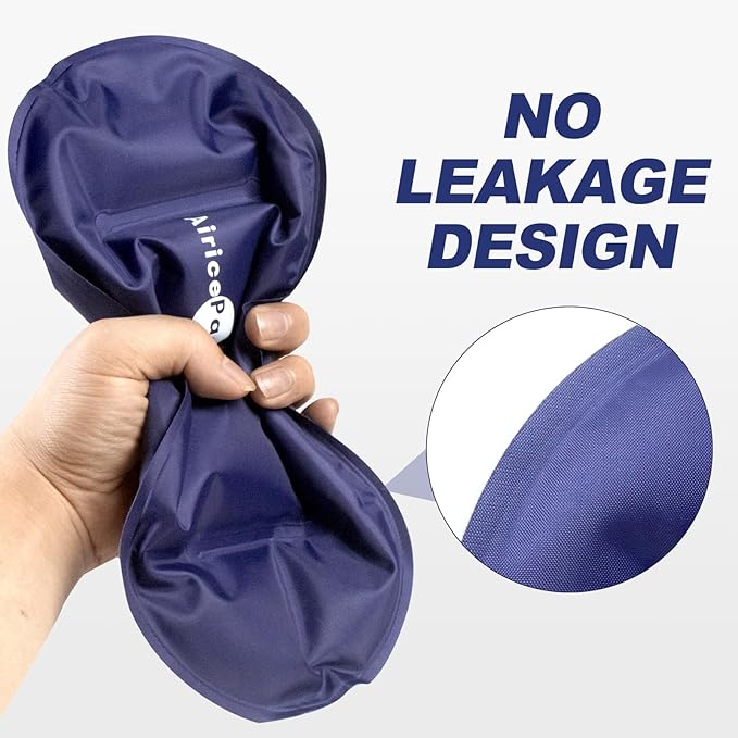 Ice Packs for Injuries Reusable (3-Piece Set) – Hot and Cold Ice Pack Therapy Gel Wrap Support – Supports Recovery, Joint and Muscle Pain – Knees, Back & More-StrideForce Fitness