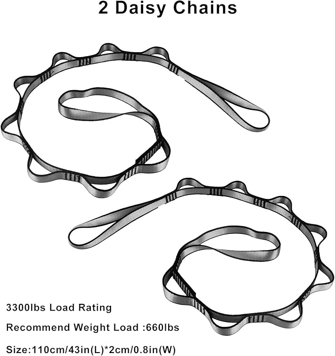 F.Life Aerial Yoga Hammock kit- Yoga Swing Multicolor 5 yards-Flying Yoga Include Daisy Chain,Carabiner and Pose Guide-StrideForce Fitness