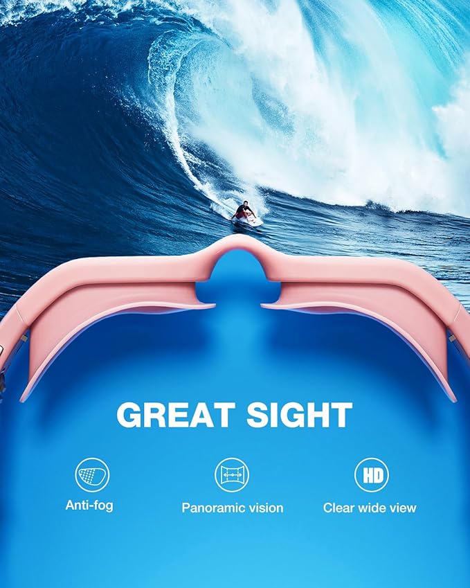 ZIONOR Swim Goggles, G1 SE Swimming Goggles Anti-fog for Adult Men Women-StrideForce Fitness