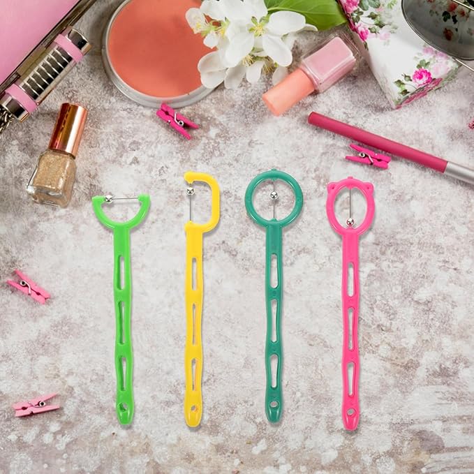 Garneck 4pcs Kids Tongue Exerciser: Oral Muscle Motor Trainer for Speech Therapy - Child Tongue Thrust Corrector Retaining Stabilizing Device