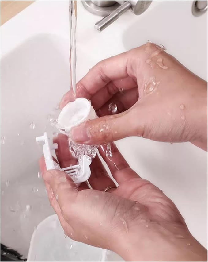 Toothpaste Dispenser, BUILDEC Automatic Electric Toothpaste Squeezer with Sensor Wall-Mounted for Washroom Bathroom(White & Black)