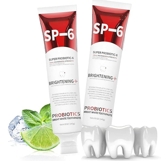 7.5% Hydroxyapatite Toothpaste， Hydroxyapatite Toothpastes for Enamel Protection and Tooth Strengthening, Repair and Protect Toothpaste 4.23oz (Red*2PCS)